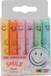 Happy Color Set 6 markere evidentiatoare mini Smile, culori pastel, Happy Color HA413002PA-WP6