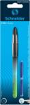 Schneider Stilou Schneider Voyage + 2 rezerve, Blister, Negru (SD-2907_RV/NEGRU)