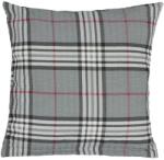 BELLATEX krepp párnahuzat, 40×40 cm, szürke, kockás (7642)