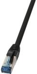 LogiLink CQ6085S Hálózati Kábel Fekete 7, 5 M Cat6a S/FTP (S-STP)