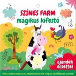 Szalay Könyvek Carte de colorat magică cu pensulă - ferma (9789636522148) Carte de colorat