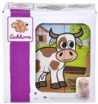 Eichhorn 100005203 - Állatok - 9 db-os Fa mesekocka (100005203)