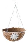 Chef`n Кокосова саксия висяща Ø30.5xh15.5cm БЯЛА (CGF161023-12) (0197106)