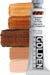 Golden Artist Colors Heavy Body Vopsea acrilică Transparent Brown Iron Oxide 59 ml 1 buc (0001383-2)