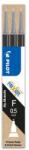 Pilot Rollertoll betét, 0, 25mm, tűhegyű, törölhető, PILOT "Frixion Point", fekete, 3db/cs (BLS-FRP5-B-S3) - nyomtassingyen
