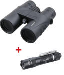 Vector Optics Forester 10x42 keresőtávcső + TrustFire L2S LED lámpa