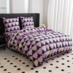  Mikroszálas ágyneműhuzat VIOLET HEARTS világos lila Ágyneműhuzat mérete: 2 db 70 x 80 cm | 160 x 200 cm