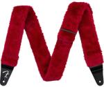 Fender Poodle Plush Strap Red - plüss heveder
