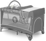 Lionelo Flower multifunkciós utazóágy - Grey Stone - manopalota