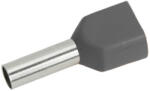  Érvéghüvely 2 x 4, 0 mm2 Szürke (05725)