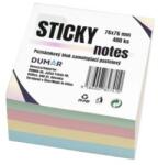 STICKY Öntapadó jegyzet Sticky 75x75 400 lap pasztel szinek