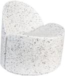 Banne Fehér terrazzo újrahasznosított társalgószék Banne Bloom (BA31001)
