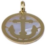 Ékszershop Gyöngyházas vasmacska arany medál (1234406)