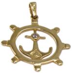 Ékszershop Kormánykerék arany medál (1283595)