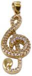Ékszershop Köves violinkulcs arany medál (1205905)