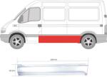 Opel Movano A 1998-2010 - Oldalfal alsó rész bal (teng. táv 3600 mm)