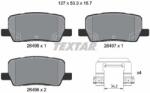 TEXTAR Set placute frana TEXTAR 2649601 (2649601)