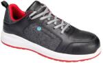 Portwest FC07 - Eco Composite Trainer S3S SR fekete/piros (FC07BKD46) - berb