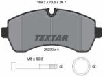 TEXTAR Set placute frana TEXTAR 2920006 (2920006)