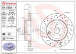 BREMBO féktárcsa BREMBO 09. C829.11 for SUBARU (09.C829.11)