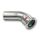  SANHA-THERM szénacél 45° ív 22mm KB (SA-12404022)