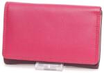 VISCONTI pink-burgundi lila női bőr pénztárca (RB-43 Plum Multi Rainbow)