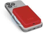 SBS TEBB5000MAG1CR indukciós powerbank 1xUSB-C csatlakozással 5000mAh 10W Qi - piros