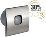 CATA Silentis 10 Timer Inox (Low Noise) ventilátor utószellőztető funkcióval, pillangószeleppel (01073300)