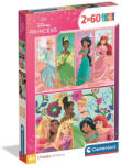 Clementoni Disney Hercegnők 2x60 db-os (24824)