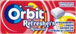 Orbit Refreshers eper- és citromízű cukormentes rágógumi édesítőszerrel 17, 9 g