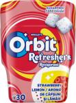 Orbit Refreshers eper- és citromízű cukormentes rágógumi édesítőszerrel 67 g