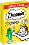 Dreamies 84x10g 4x10g Dreamies Creamy Snacks macskamenta & sajt jutalomfalat macskáknak