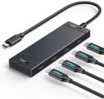 UGREEN Hub USB-C UGREEN CM806, 4 x USB-C, 0.5m, Negru - gsmnet