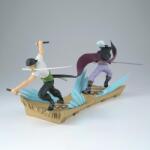 Banpresto One Piece Senkozekkei Szobrok - Roronoa Zoro & Dracule Mihawk 12cm