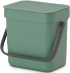 Brabantia Sort & Go Konyhai Szemetes - 3 L, A Méret, Platina Zöld