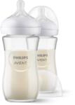 Philips SCY933/02 Natural Response cumisüveg üvegből, 240 ml, 3hó+, 2 darab