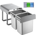 EKOTECH EKKO 40 Beépíthető Hulladékgyűjtő - 2x16 liter