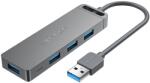 Vention 4-Port USB 3.0 Hub With Power Supply 0, 5m Gray (CHLHD)