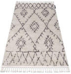 Berber Szőnyeg BERBER FEZ G0535 bézs / barna Rojt shaggy 200x290 cm (GR2789)