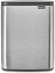 Brabantia Bo Waste Bin Hulladékgyűjtő - 12 L, C Méret, Rozsdamentes Acél, Ujjlenyomatmentes, Selyem