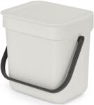 Brabantia Sort & Go Konyhai Szemetes - 3 L, A Méret, Világos Szürke