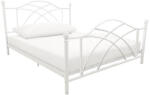 Timeless Tools Lotti Fém Ágykeret Ajándék Ágyráccsal - 90X200 cm , Fehér - Fehér