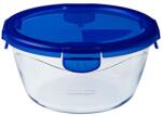 Pyrex Cook&Go hőálló üvegtál műanyag tetővel 20 cm 1.6 l