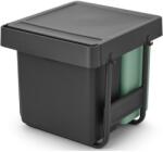 Brabanita Brabantia Sort & Go Beépített Szemetes - 10+10+20L, X+J Méret, Műanyag, Sötét Szürke