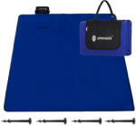 Springos Piknik Takaró - 200x200 cm, Hordozó Füllel, Kék