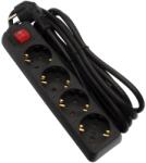 Strohm 4 Plug 1,5 m Switch (SM-4PK-1.5M-BK-1.5MM)