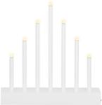 SPRINGOS 7 LED Dekoratív Adventi Gyertyatartó - Meleg Fehér