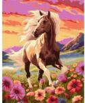 Ideyka Ideyka: Festés számok szerint, Kecses paripa - 40 x 50 cm (KHO6584) - jatekbolt