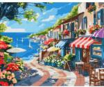 Ideyka Ideyka: Festés számok szerint, Tengerparti város - 40 x 50 cm (KHO2792) - jatekbolt