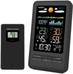 Solight TE87 - Fekete LCD meteóállomás 2xAA elemmel TE87 (SL1572)